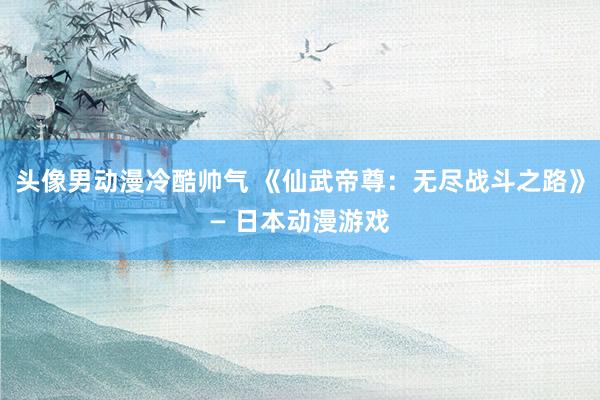 头像男动漫冷酷帅气 《仙武帝尊：无尽战斗之路》— 日本动漫游戏