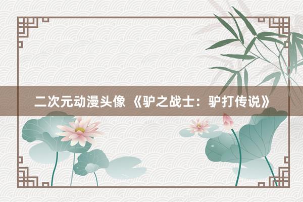 二次元动漫头像 《驴之战士：驴打传说》