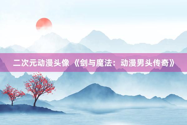二次元动漫头像 《剑与魔法：动漫男头传奇》